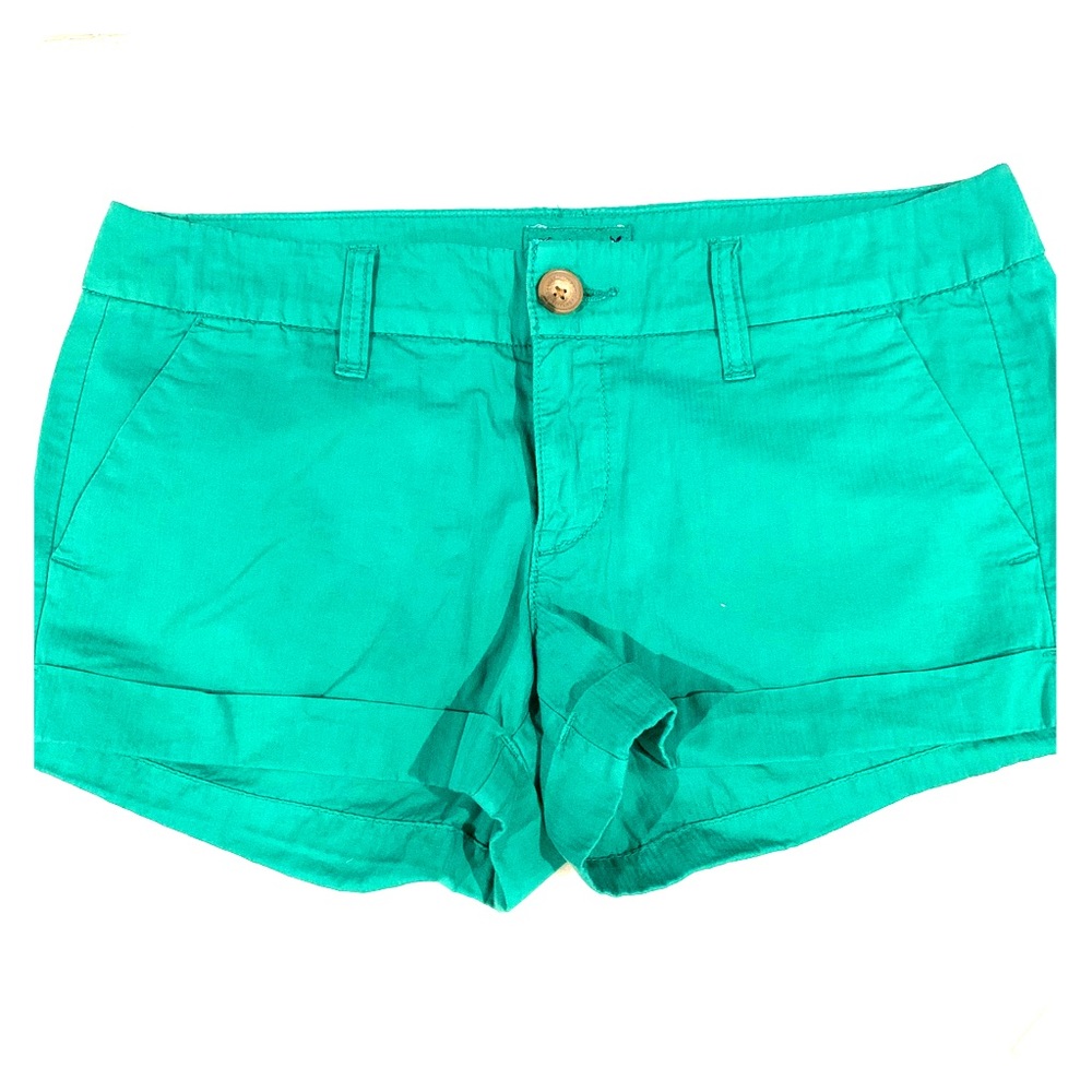 American Eagle Teal Shorts 4